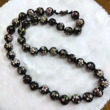 칠보 세공 경태란 목걸이 염주