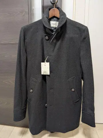 블랙 피코트 L 사이즈 MORGAN