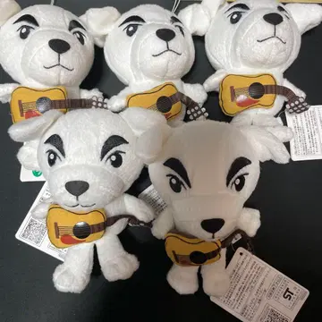 2006 극장판 동물의 숲 봉제 인형 스트랩 토타케 제일복권 5개