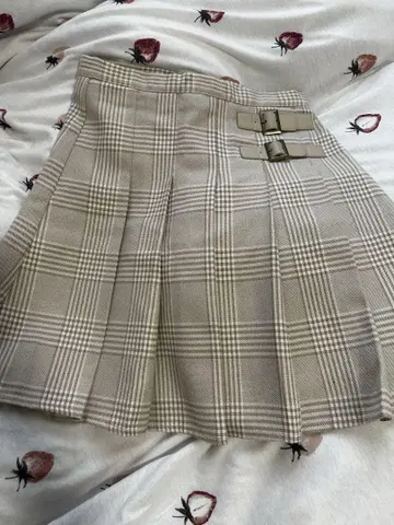 에블린 플리츠 미니 스커트