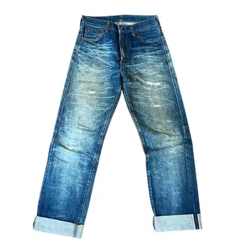 선착순! 80년대 Levi 502 데님 W30 L36 빨간색 귀 허니컴