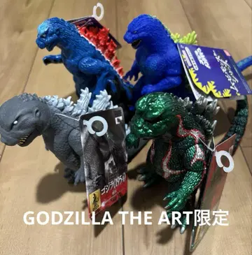 새상품 GODZILLA THE ART 한정판 피규어 세트 고질라 아트