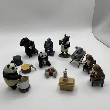 피규어 세트 캠핑