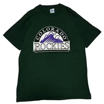 COLORADO ROCKIES 티셔츠 다크 그린 MLB