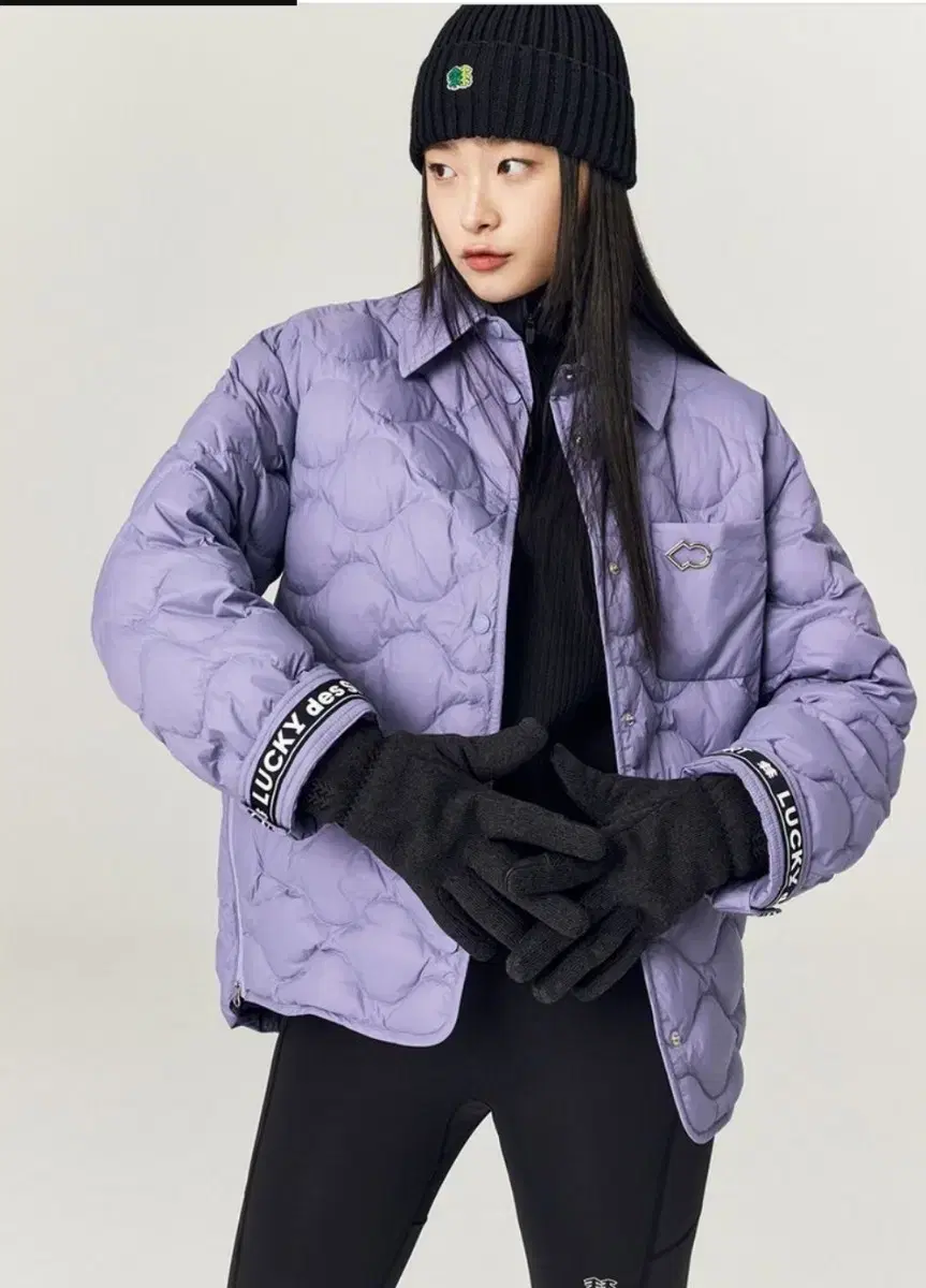 럭키슈에뜨X코오롱 콜라보 셔캣다운 36