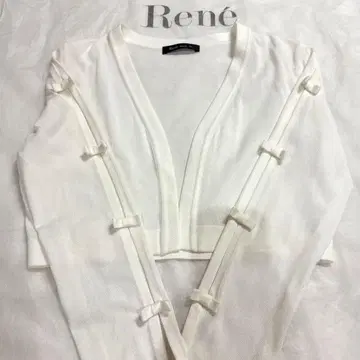 르네 rene 볼레로 가디건 리본 36