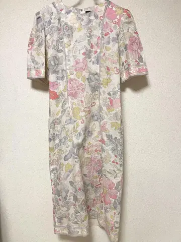 레오나르 원피스 린넨 100% 꽃무늬 플라워 모티브 9