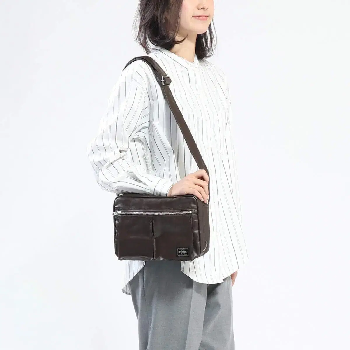 요시다 포터 프리스타일 숄더백 s 브라운 707-08212