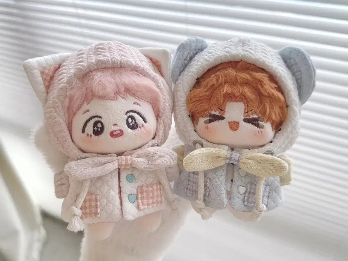 10cm 인형옷 홈 웨어 시리즈 파랑