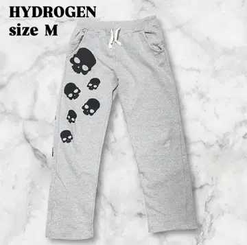 HYDROGEN 하이드로겐 스웨트 팬츠 스컬 그레이 M