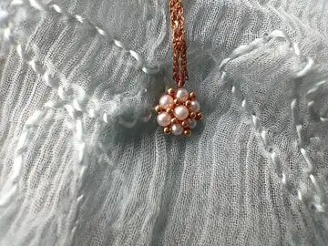 nojess K10PG 펄 크라운 목걸이