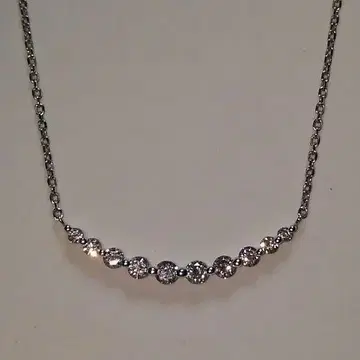 Vendome Aoyama Pt 류 목걸이 0.3ct
