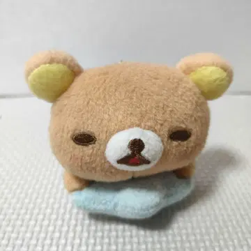레어 리락쿠마 파자마 파티 공 체인 봉제 인형 키링