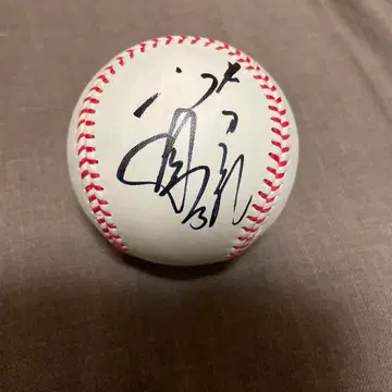 중일 드래곤즈 다치나미 카즈요시 친필 사인 공