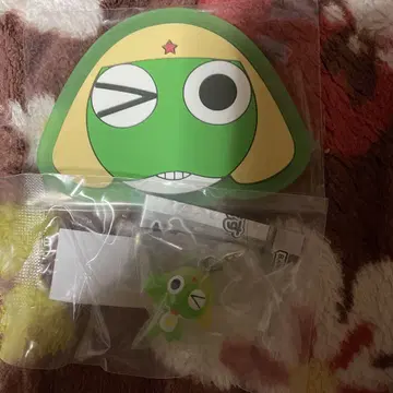 개구리 중사 케로로 메지루시 액세서리 케로로 클리어 러버 코스터