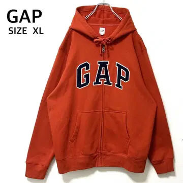 GAP 갭 아치 로고 풀 집업 후드티 XL 빅 로고 후디