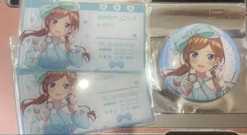 5등분의 신부 TSUTAYA 아크릴 카드 캔뱃지 미쿠 리본 간호사