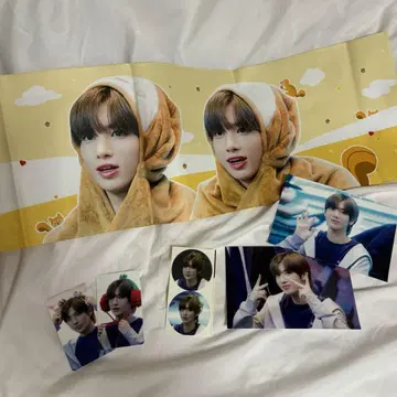 TXT 태현 TAEHYUN 슬로건 노랑 컬러 마스터 혜택 포함