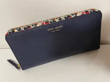 케이트 스페이드 장지갑 플라워 네이비 kate spade