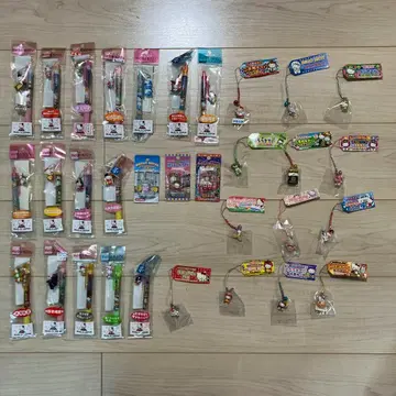 [새상품] 지역 특산품 키티 스트랩 볼펜 샤프 세트