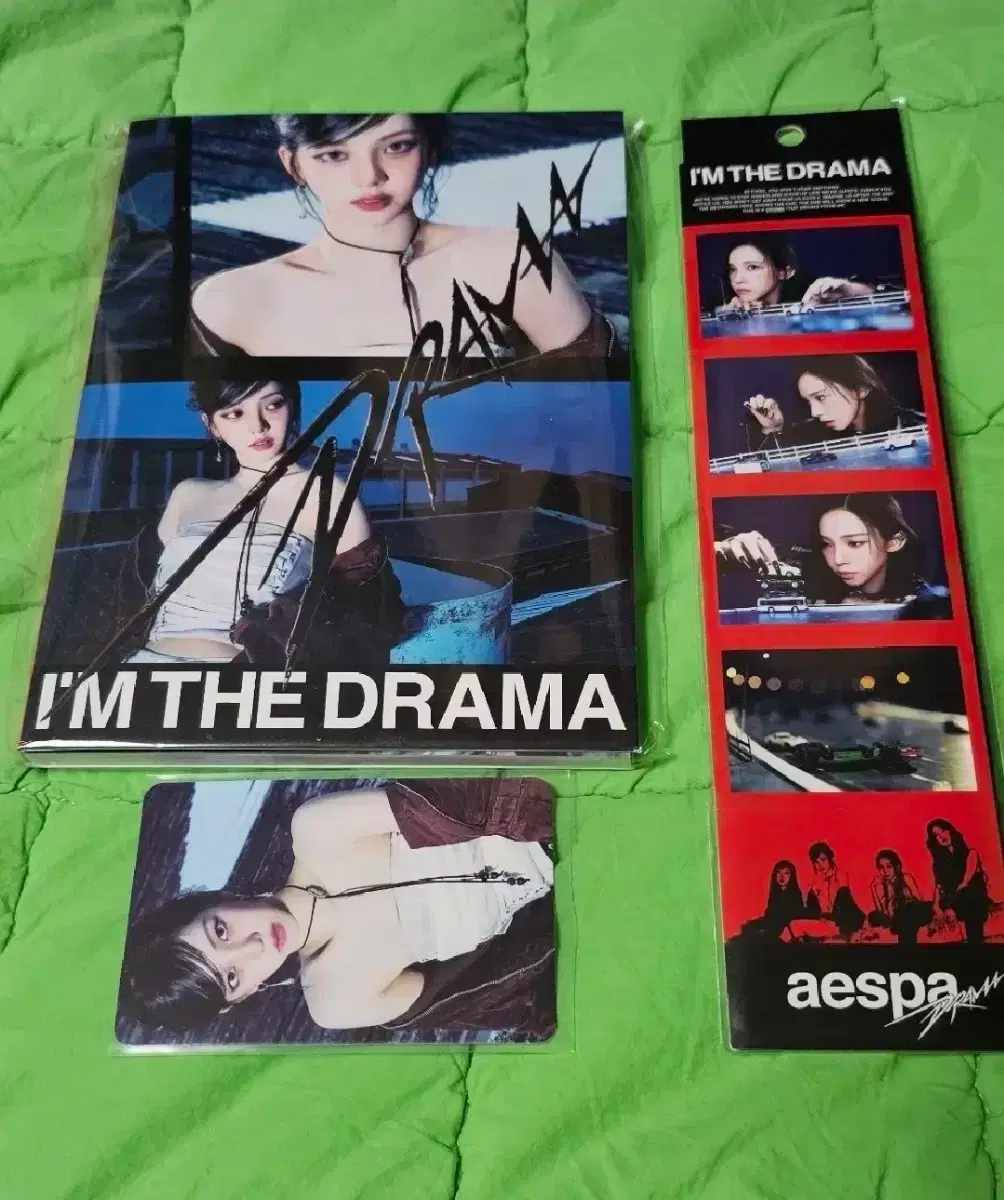 에스파 aespa drama md 카리나 엽서.스티커.포카-미개봉
