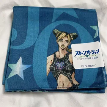 죠죠의 기묘한 모험 스톤 오션 프린트 손수건 JOJO