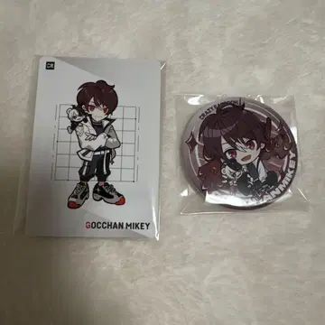 CR CrazyRaccoon 컬렉션 카드 고챠 마이키 캔뱃지