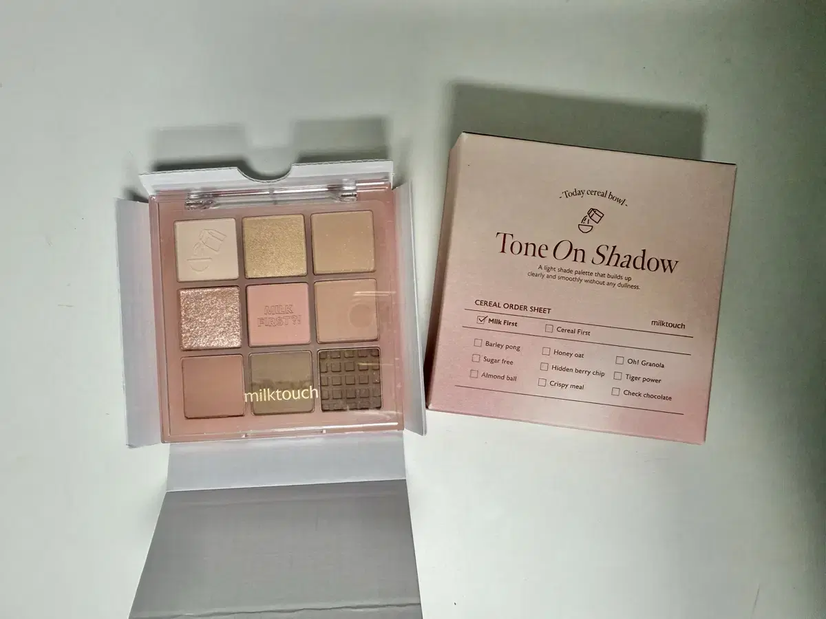(New, Taepo) MilkTouch Tone-on Shadow Palette 01 Onda Cereal Bowl