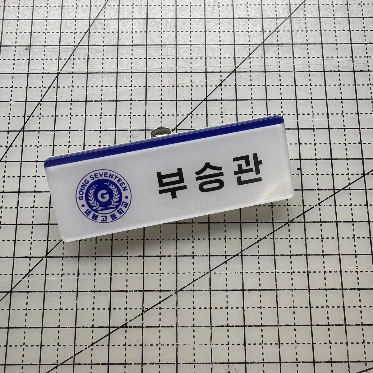 세븐틴 승관 세봉고 승관 명찰