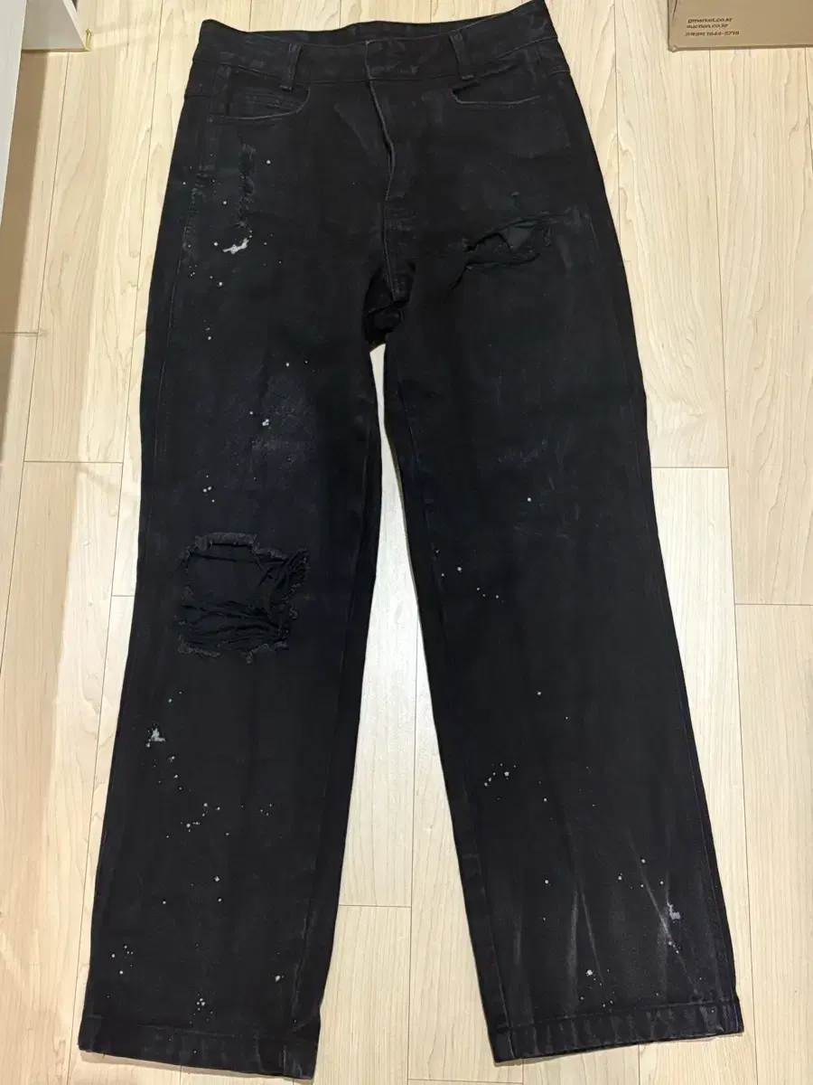 [A2] Athererror injured denim pants