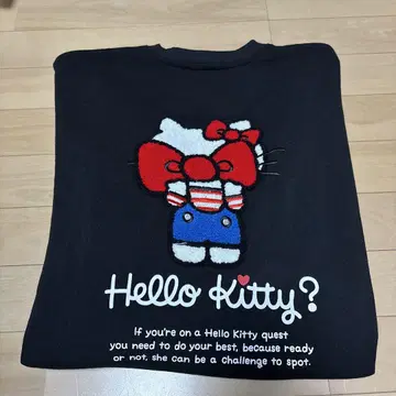 재가격 인하 새상품 헬로키티 트레이닝복 4L 사이즈 속기모
