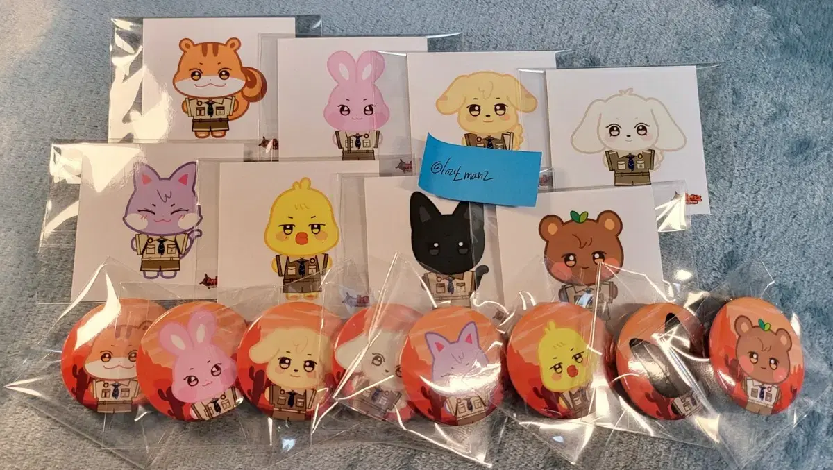 ATEEZ ANITEEZ Animated Pin Button Badge sticker / set