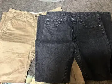 유니클로 GU 스키니 청바지 카고 팬츠