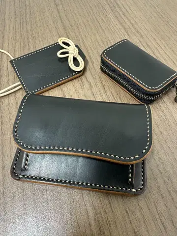 멀티 코인 케이스 불가로 (코냑) 차심 3개 세트 A