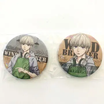 WIND BREAKER coffee shop 홀로그램 캔뱃지 카지 렌