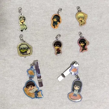 은혼 메탈 참 스트랩 금속 참 클립 키링 유년기