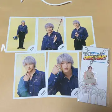 소년 닌자 모토키 유키 그리팅 사진 아크링 키링