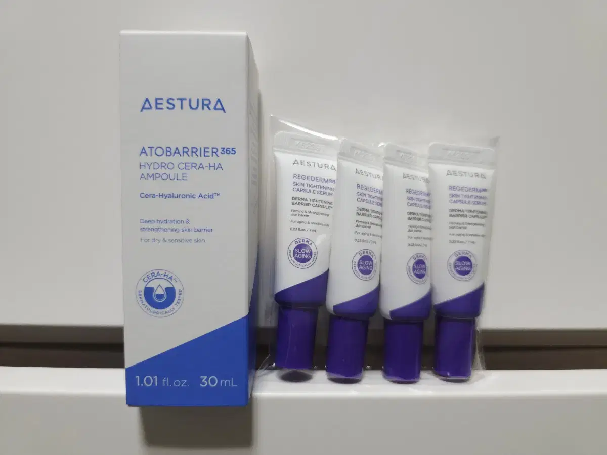 Estra Atovariety365 Cerahyal Moisture Ampoule 30ml+(증)Regederm Capsule Serum