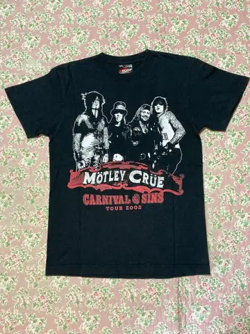 MOTLEY CRUE TOUR 2005 티셔츠 S 사이즈