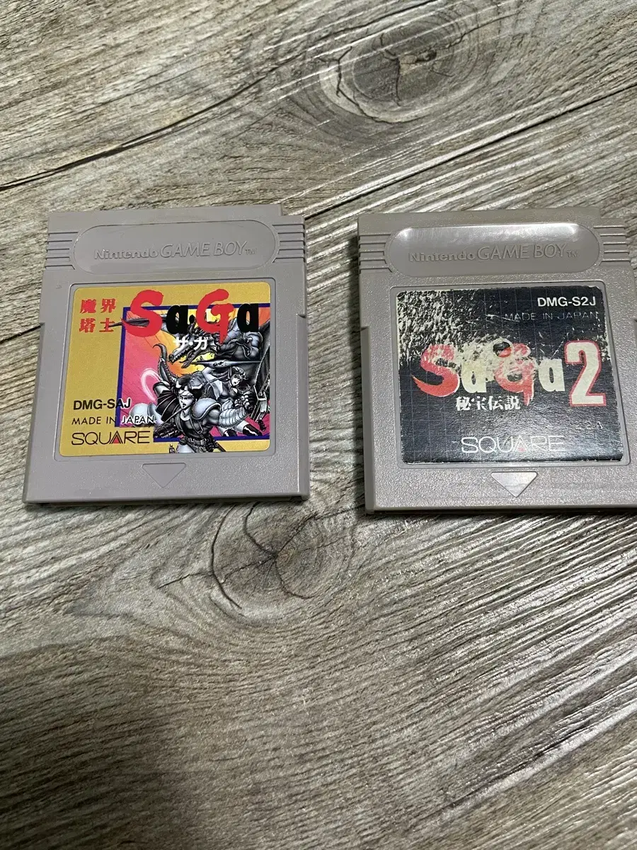 Gameboy GB Saga 1,2 1st Edition Alpack Genuine
