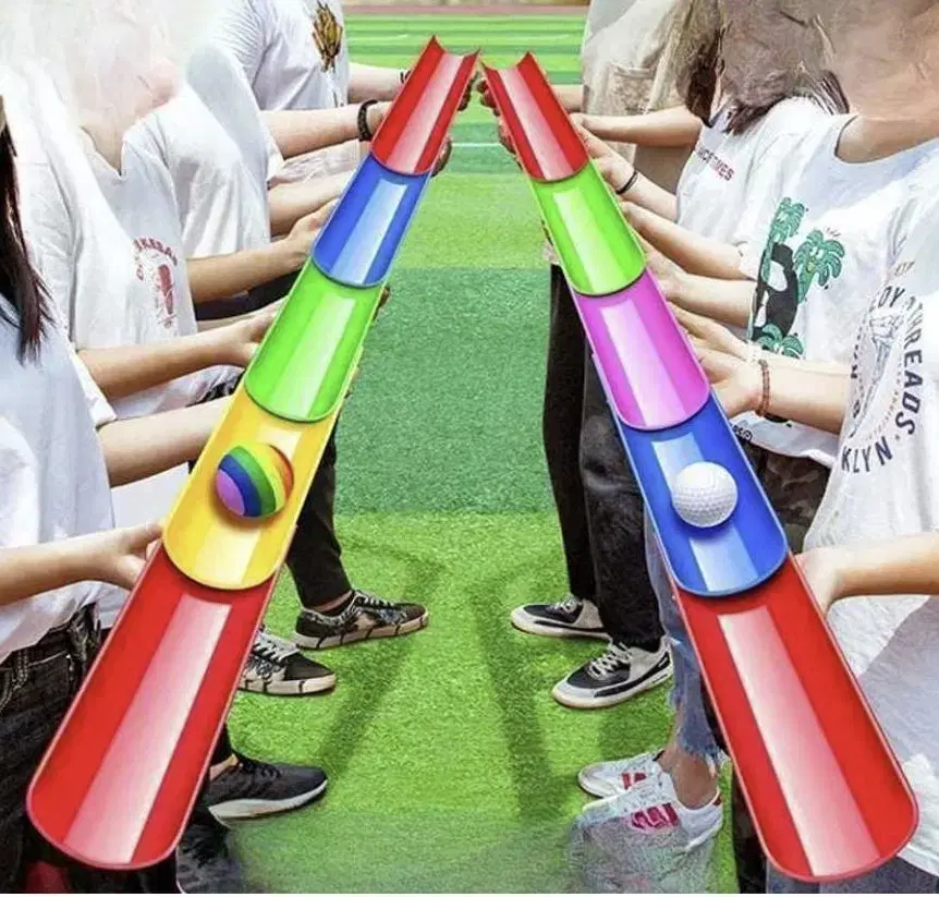 Move the ball pipe athletic meet relay co-op games athletic meet