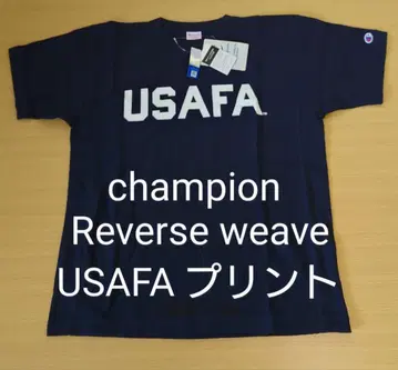 챔피온 리버스 위브 USAFA 티셔츠 프린트