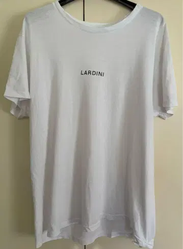 LARDINI 라르디니 로고 티셔츠 화이트