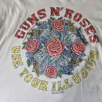 guns n roses 티셔츠 빈티지 밴딩