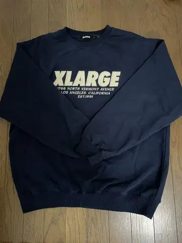 XLARGE 맨투맨 네이비