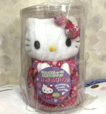 새상품 산리오 헬로키티 흉내 내며 말도 하는 산책 봉제 인형