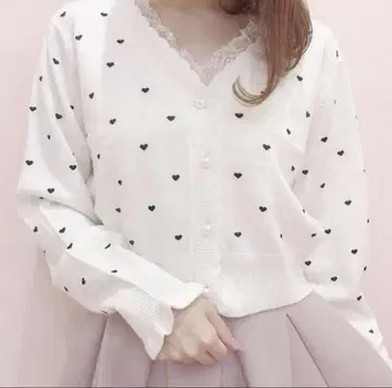 evelyn 에블린 하트 가디건
