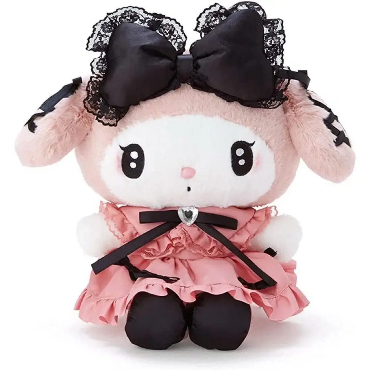 Midnight Merokuro 1st My Melody Normal Type Doll / Mamel Sanrio Mascot