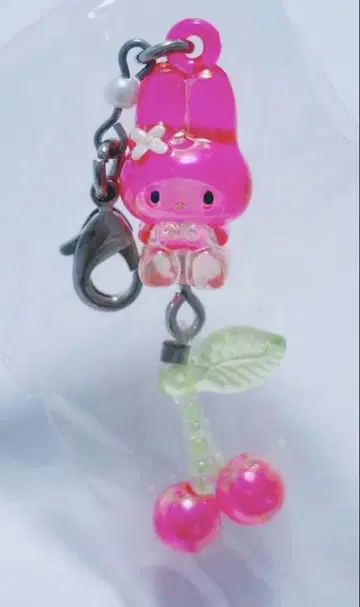 체리 마이멜로디 지퍼 마스코트 산리오 헤이세이 레트로 참