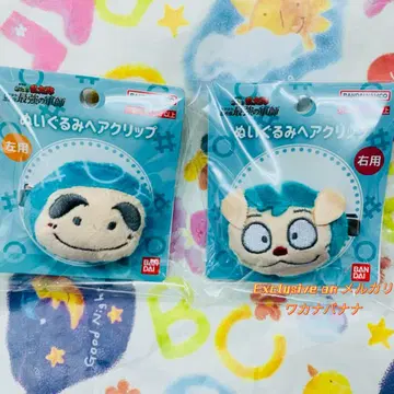 닌자 타마 란타로 봉제 인형 헤어 클립 헴헴 & 신베